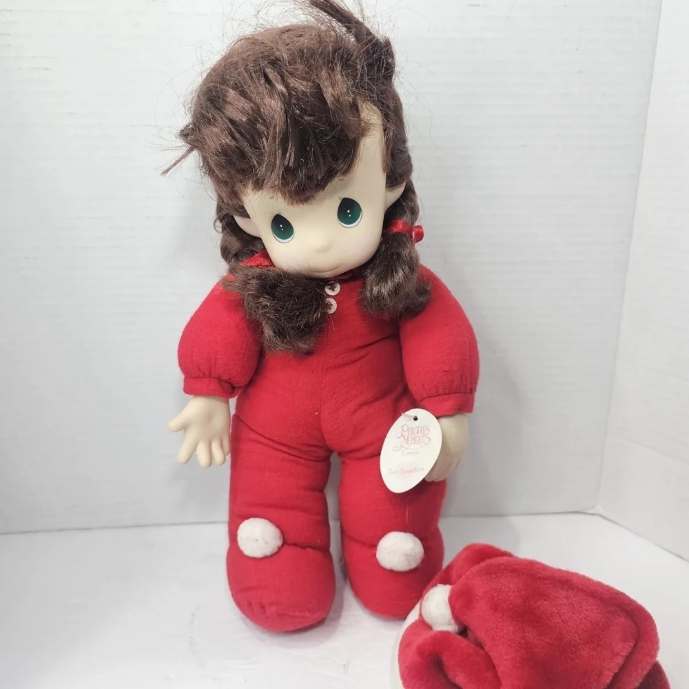 Vintag 1996 Precious Moments Red Doll with Box